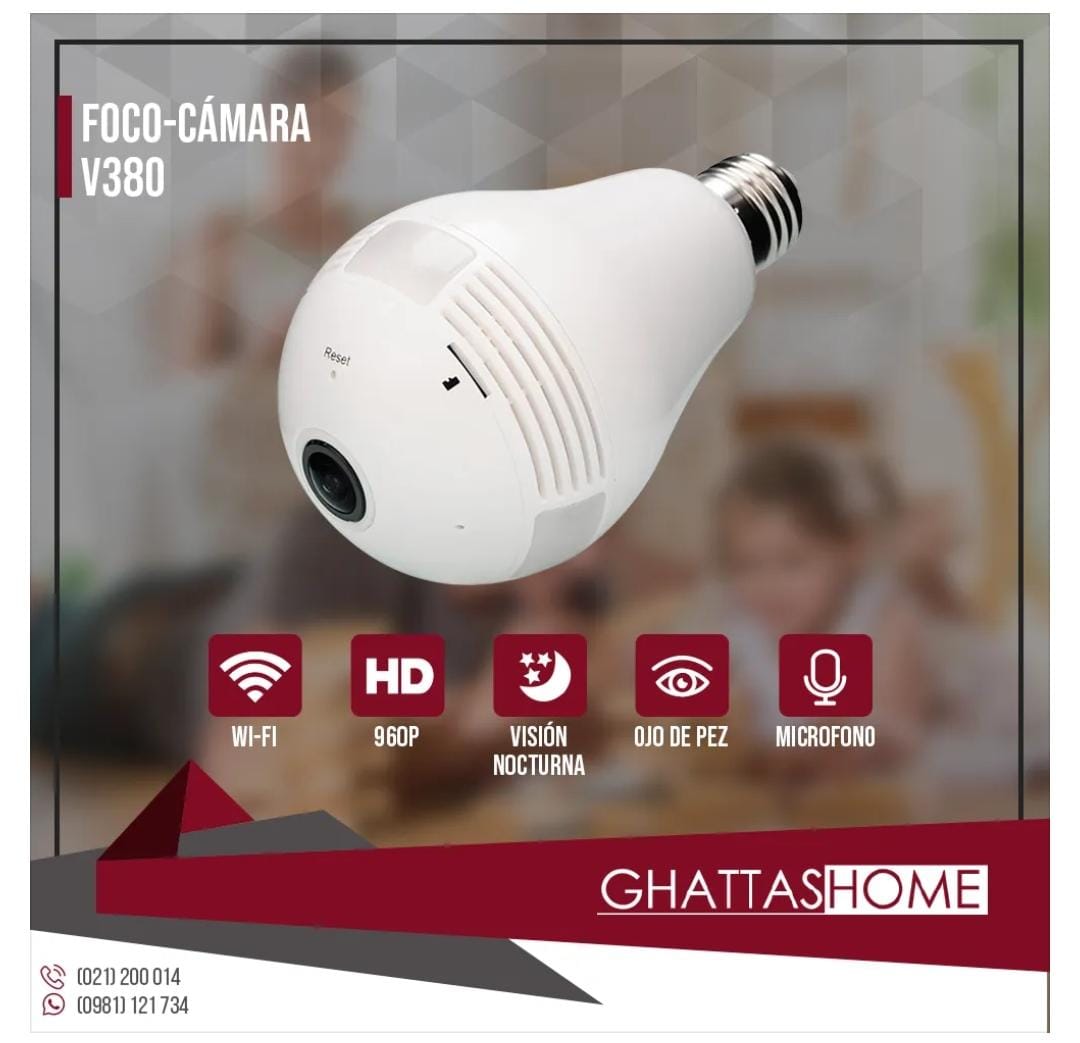 Foco camara 180� V380 